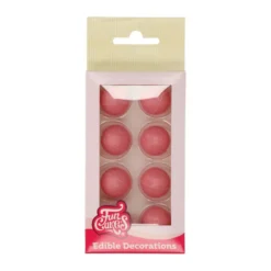 Funcakes Schokokugeln - Pink 8 Stück