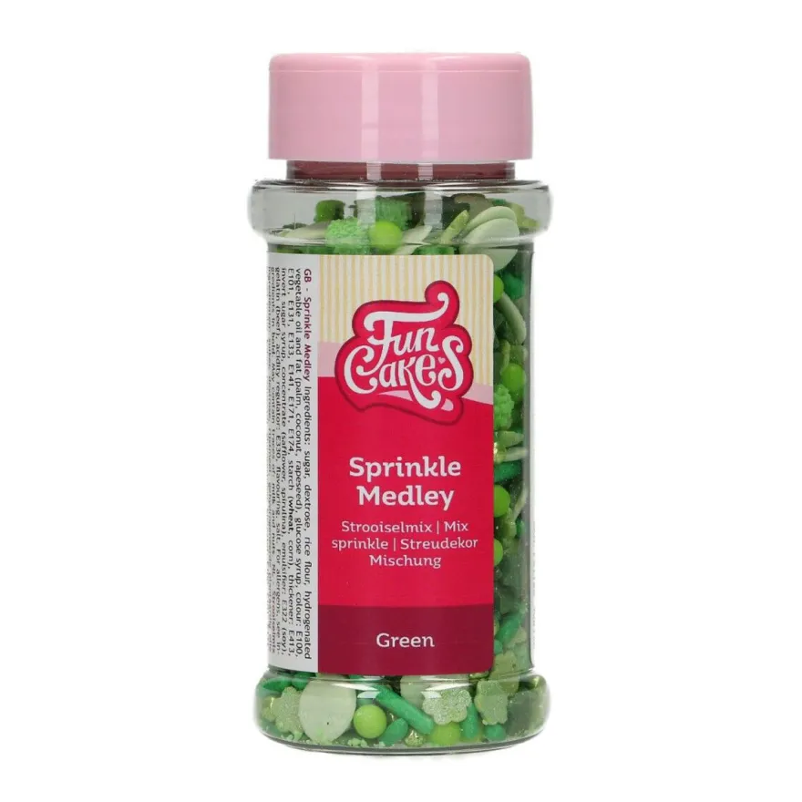 Funcakes Sprinkle Medley - Green 65g