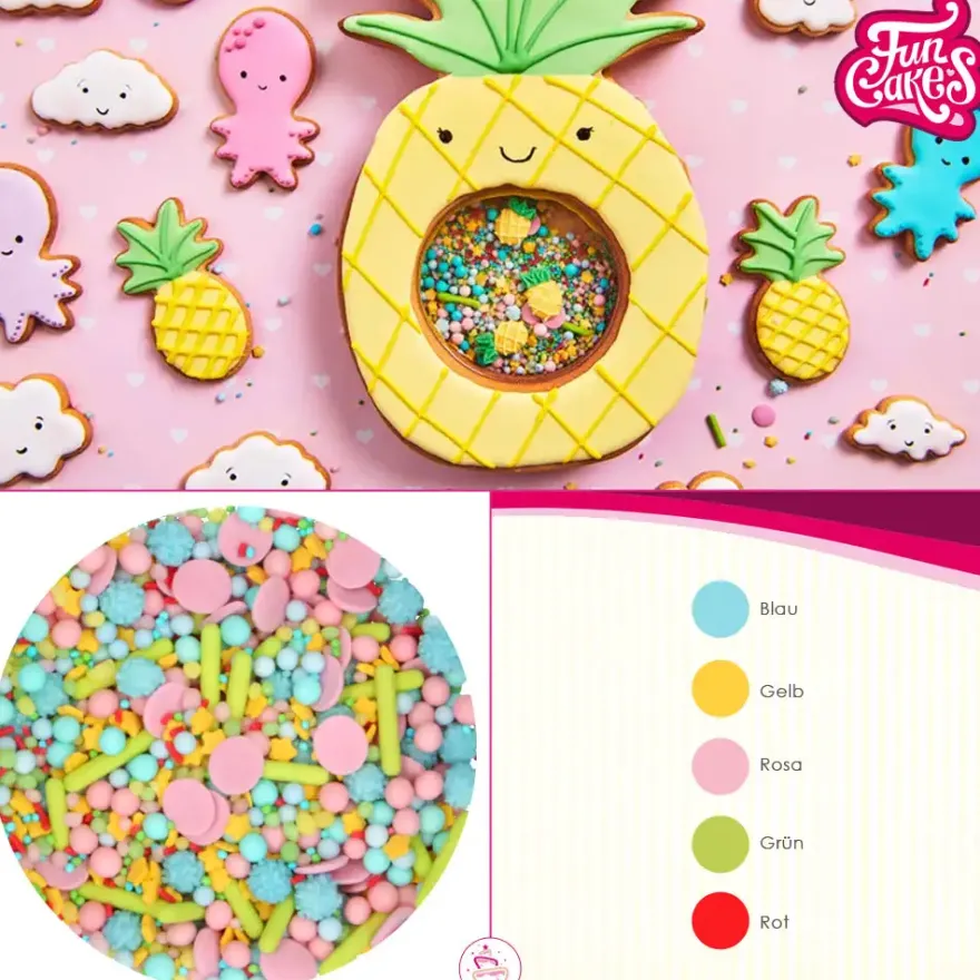 FunCakes Sprinkle Medley - Happy 65g