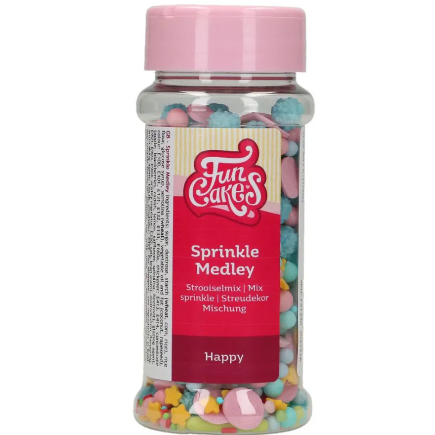 FunCakes Sprinkle Medley - Happy 65g