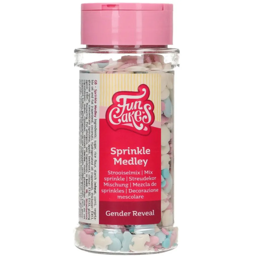 Funcakes Sprinkles Medley - Gender Reveal Boy or Girl? 65g