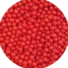 FunCakes weiche Zuckerperlen Medium Rot 60g