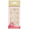 Funcakes Zuckerblumen kleine Blümchen 56 Stück - Weiß