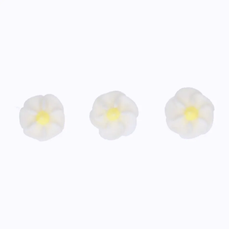 Funcakes Zuckerblumen kleine Blümchen 56 Stück - Weiß