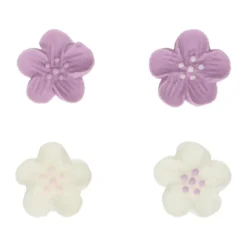 Funcakes Zuckerblumen Mix Lila 24 Stück