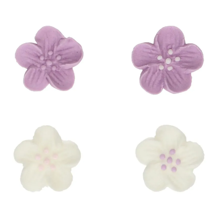 Funcakes Zuckerblumen Mix Lila 24 Stück