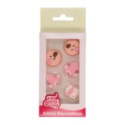 FunCakes Zuckerdekoration Baby Mädchen Set/12