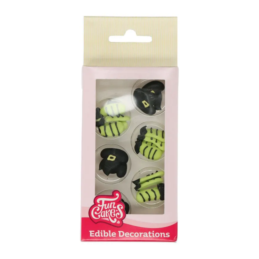 Funcakes Zuckerdekoration Hexe - Hut & Bein