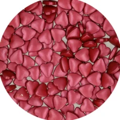 Funcakes Zuckerdeko Streudeko - Herzen Bordeaux