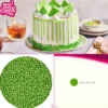 Funcakes Zuckerperlen Metallic Green - Grün 80g