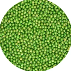 Funcakes Zuckerperlen Metallic Green - Grün 80g