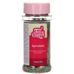 FunCakes Zuckerstreusel Holly Mix 55g