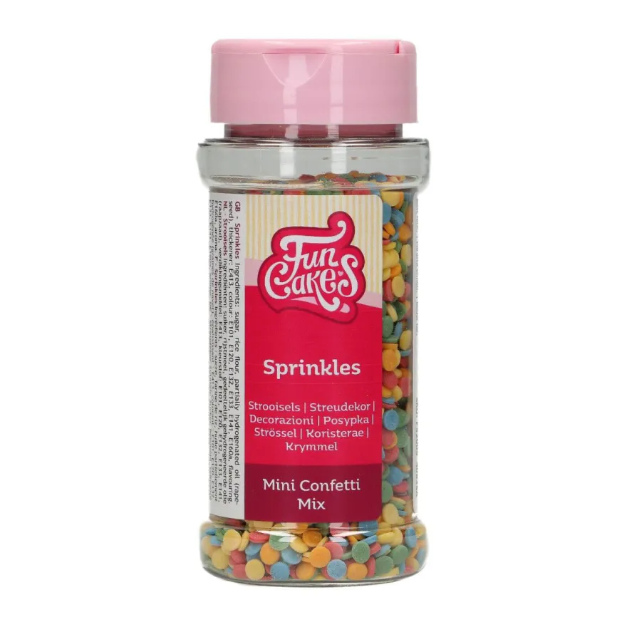 Funcakes Zuckerstreusel Mini Konfetti Mix 60g
