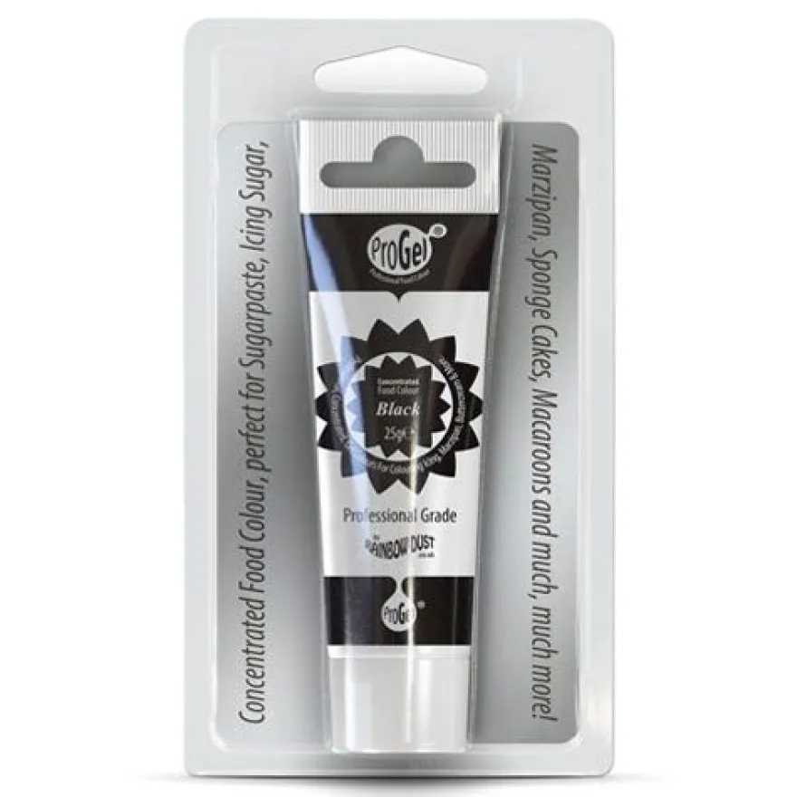 Gelfarbe - ProGel von Rainbow Dust - Black