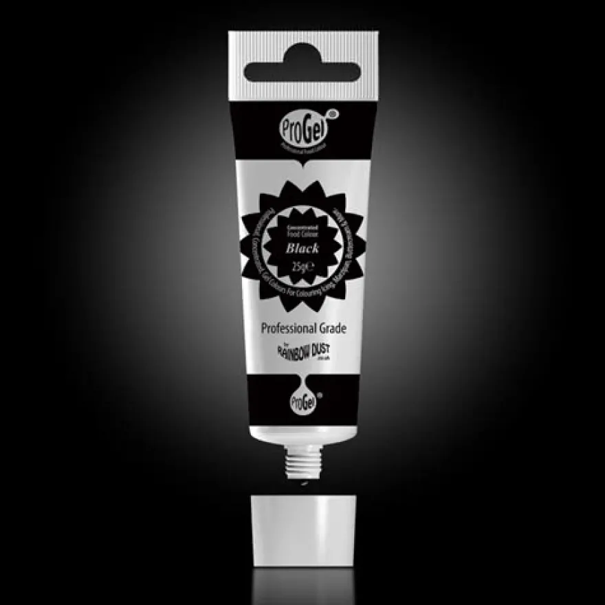Gelfarbe - ProGel von Rainbow Dust - Black