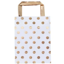 Ginger Gold Spotty Party Bag- Papiertüte 5 Stück