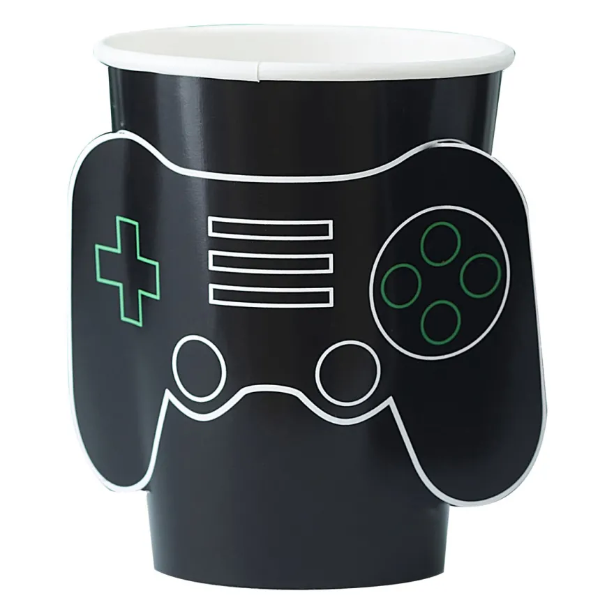 Ginger Pappbecher Pop Up Gaming- 8 Stück