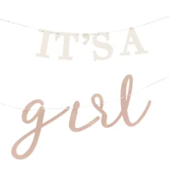 Ginger Ray Bunting - Girlande It´s a girl