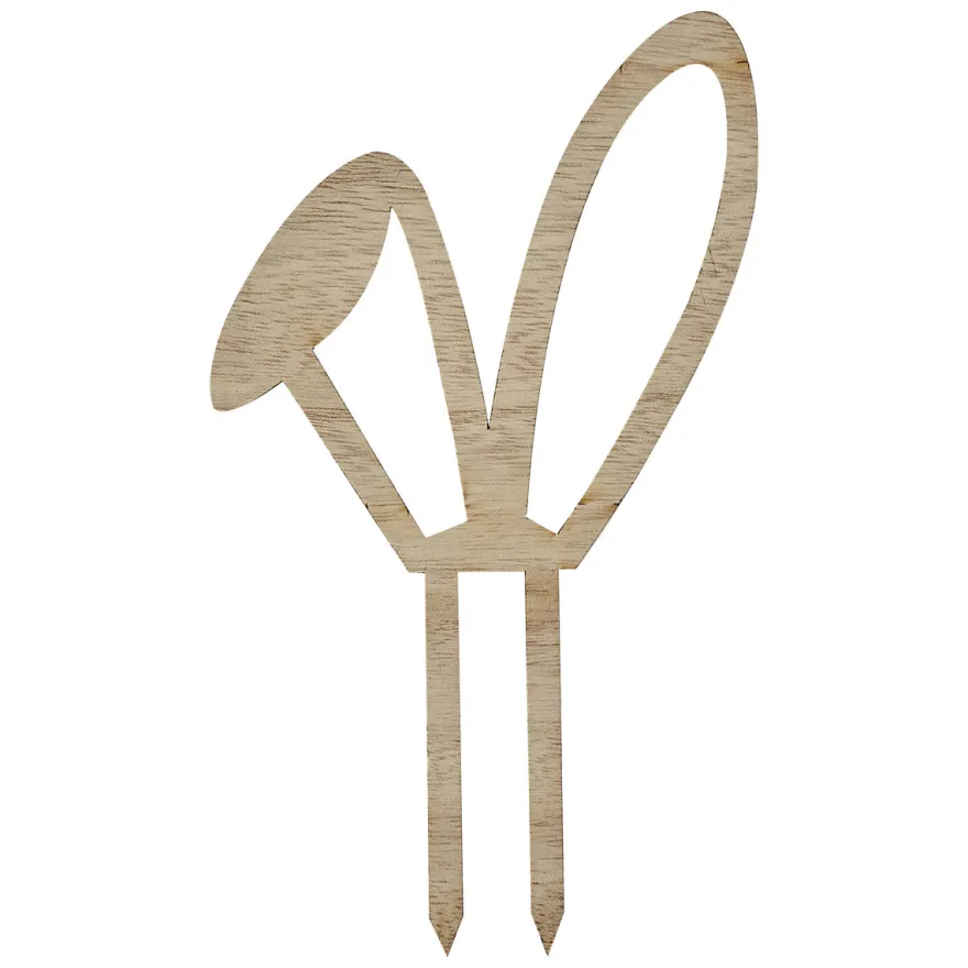 Ginger Ray Cake Topper Bunny Ear - Hasenohren