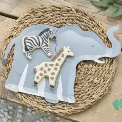 Ginger Ray Let´s go wild Pappteller - Elefant