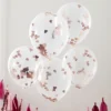 Ginger Ray Luftballons gefüllt mit Herz-Konfetti