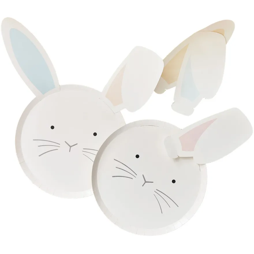 Ginger Ray Pappteller Easter Bunny - Hase