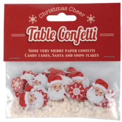 Ginger Ray Tischkonfetti Weihnachten- Nikolaus und Zuckerstange