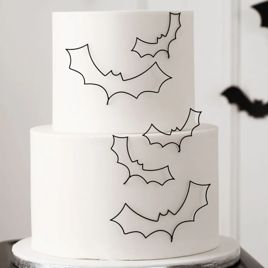 Halloween Cake Decoration - Fledermäuse aus Draht