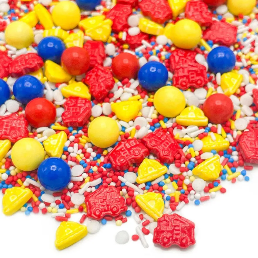Happy Sprinkles Streuselmix Feuerwehr - Fire Heroes 90g