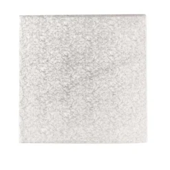 Hardboard 11“ 27,5cm Quadrat Silber- 3mm dick