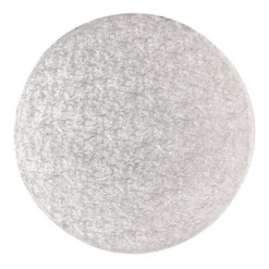 Hardboard 4“ 10,0cm Rund Silber- 3mm dick
