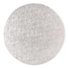 Hardboard 10“ 25cm Rund Silber- 3mm dick