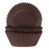 HOM MINI Baking Cups - Braun 60 Stk