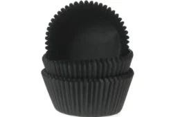 House of Marie Baking Cups - Black 50 Stück
