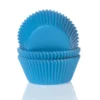 House of Marie Baking Cups - Cyan Blue 50 Stück