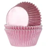 House of Marie Baking Cups Folie Babyrosa 24 Stück