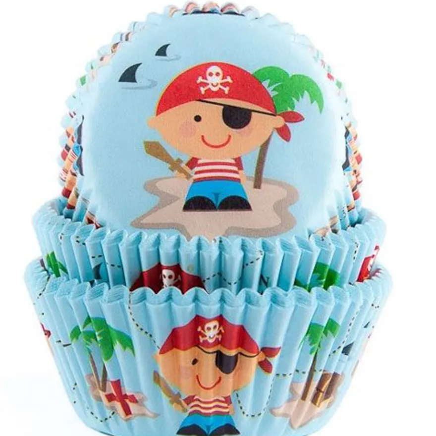 House of Marie Baking Cups - Pirat 50 Stück