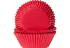 House of Marie Baking Cups - Red 50 Stück