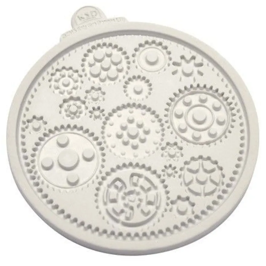 Katy Sue Design - Silikonform Räder / Zahnräder