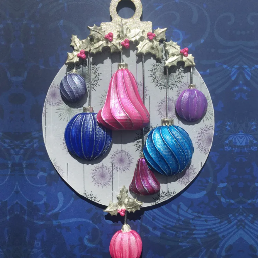 Katy Sue Silikonform - Christbaumkugeln