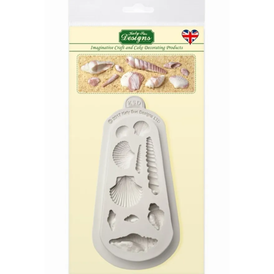 Katy Sue Silikonform Muscheln - Seashells