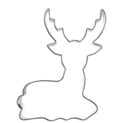 Keksausstecher Edelstahl - Hirsch liegend 7cm