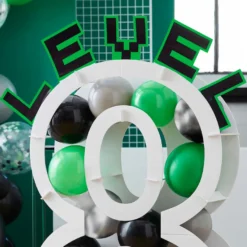 Luftballons Grün, Schwarz & Grau - 40 Stück