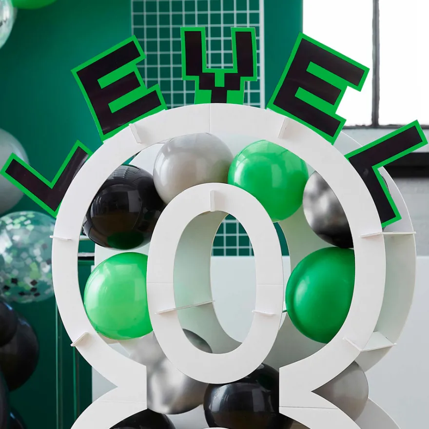 Luftballons Grün, Schwarz & Grau - 40 Stück