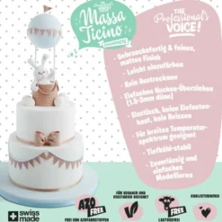Massa Ticino Tropic – Rollfondant Lovely Red 250g
