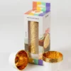 Muffinförmchen aus Aluminiumfolie - Weiß/Gold 50 Stück