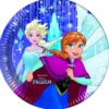 Pappteller Frozen Snowflakes 23cm