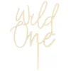 Partydeco Holz Cake Topper - Wild One