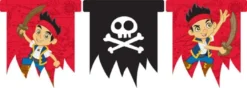 Partygirlande Fahnen-Banner Captain Jake