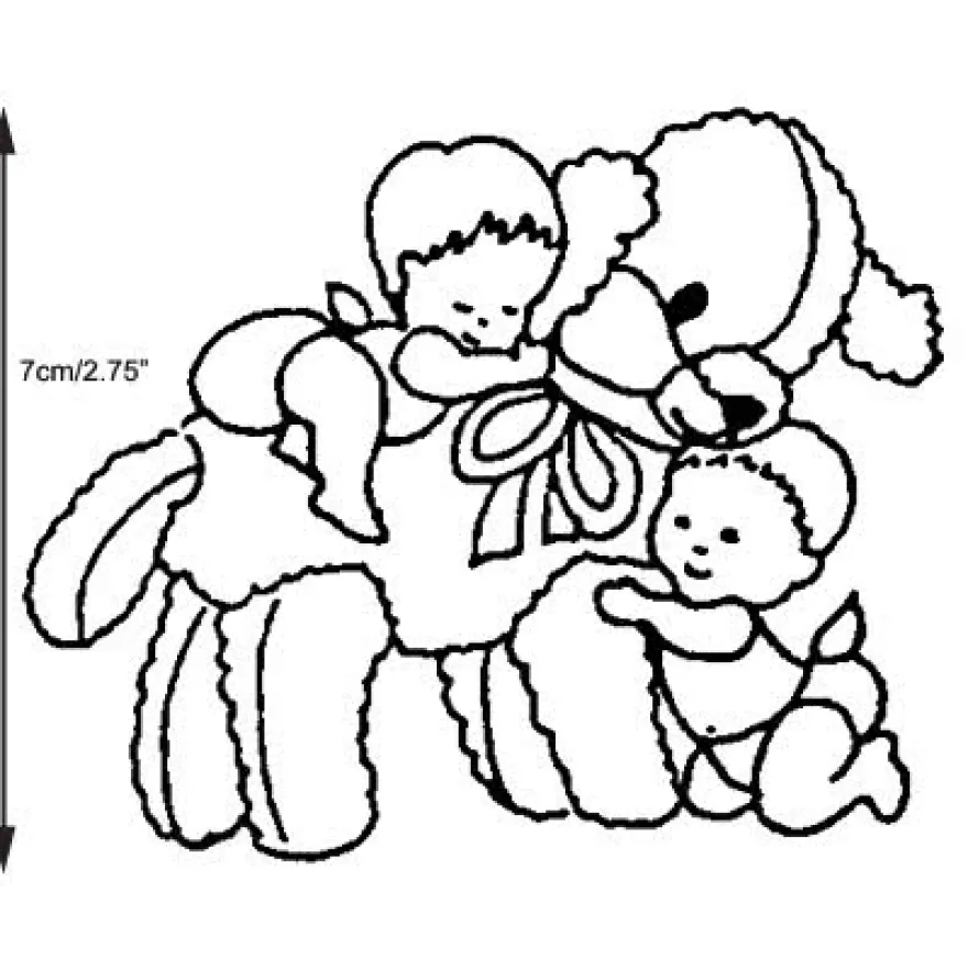 Patchwork Cutter Lamm und Babys